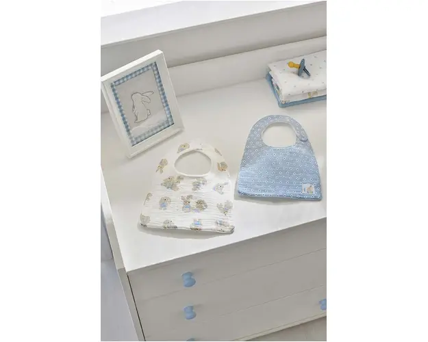 Mayoral Newborn baveta reversibila pentru copii 2-pack