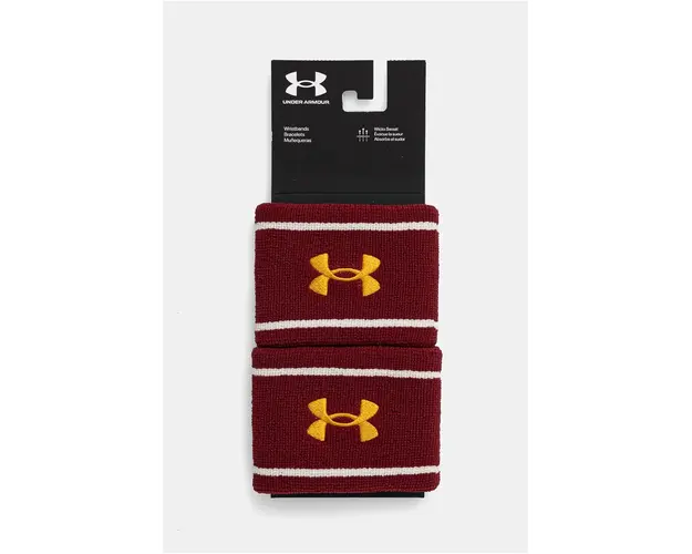 Under Armour bratari 2-pack culoarea bordo, 1373119