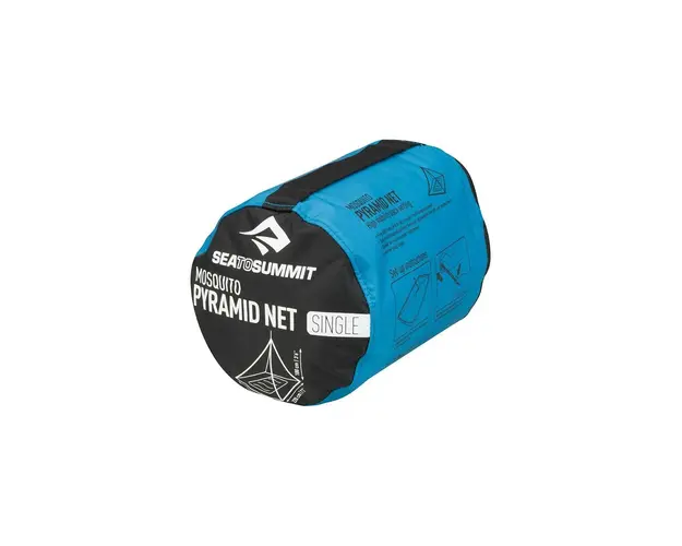 Sea To Summit plasa de tantari turistica Pyramid Net Single 221 x 122 x 107cm culoarea negru, AMOS