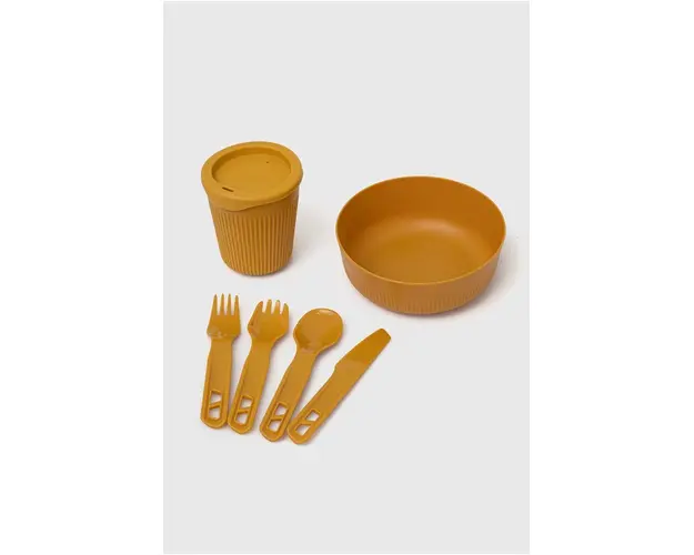 Sea To Summit serviciu pentru mancare Passage Dinnerware Set 1 Person culoarea galben, ACK0370511P
