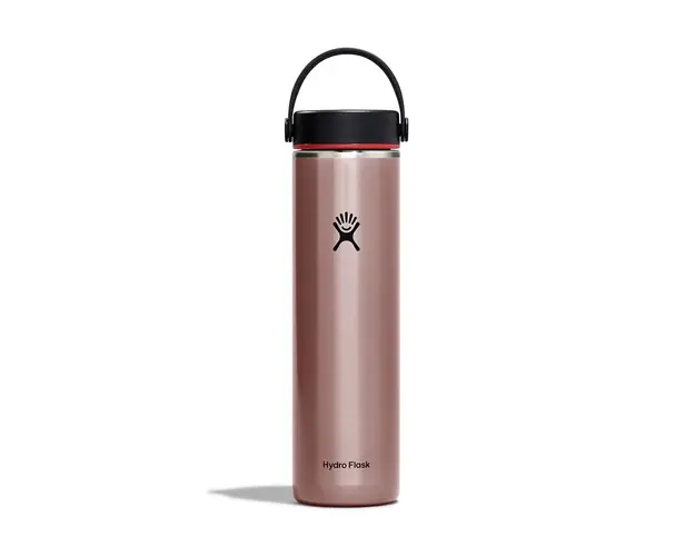Hydro Flask sticla termica 24 Oz Lightweight Wide Flex Cap B Quartz culoarea roz, LW24LWB088