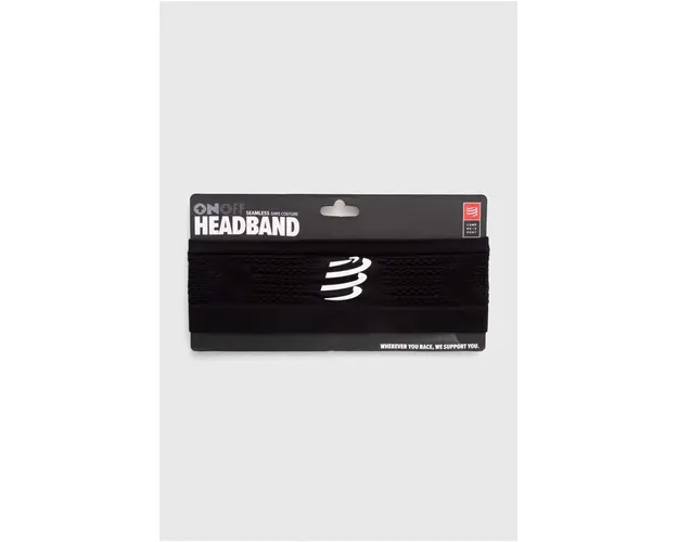 Compressport bentita pentru cap Headband On/Off culoarea negru, XBNU3909