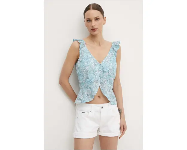 Pepe Jeans top din bumbac EMILIA modelator, PL304799