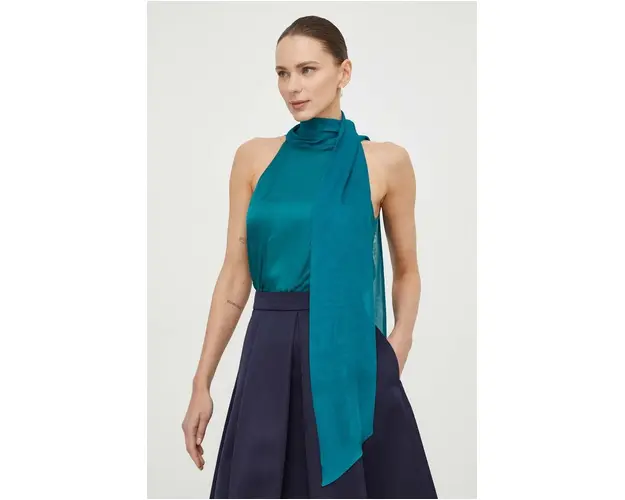 MAX&Co. top culoarea verde, uni 2416160000000