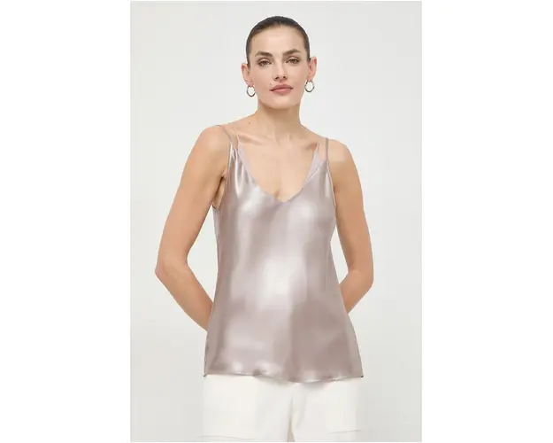 BOSS top culoarea bej, uni 50512748