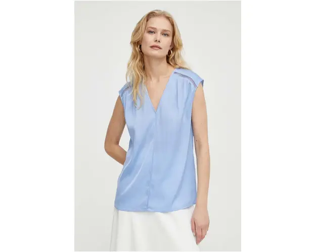 BOSS bluza de matase uni 50514360