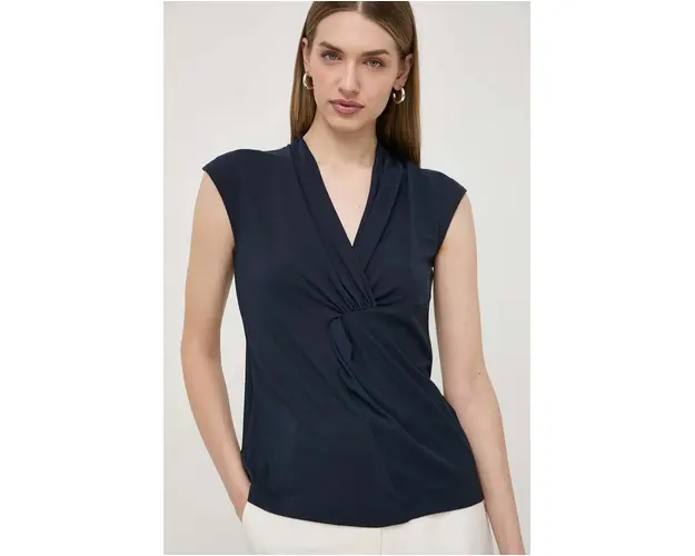 Weekend Max Mara tricou culoarea bleumarin 2415940000000