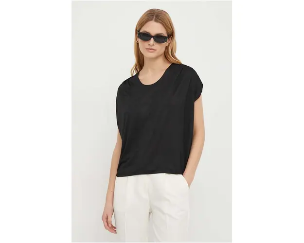 United Colors of Benetton tricou culoarea negru