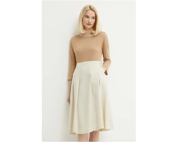 United Colors of Benetton pulover din in culoarea bej, light