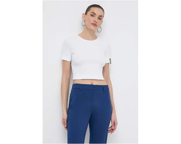 Max Mara Leisure tricou culoarea alb 2416940000000