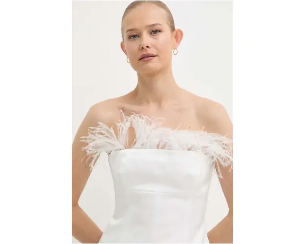 Marella top culoarea alb, neted, 2413161192200