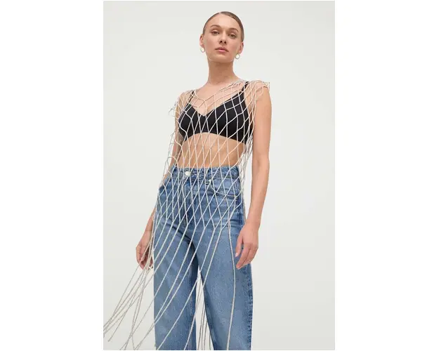 Marella bluza femei, culoarea gri