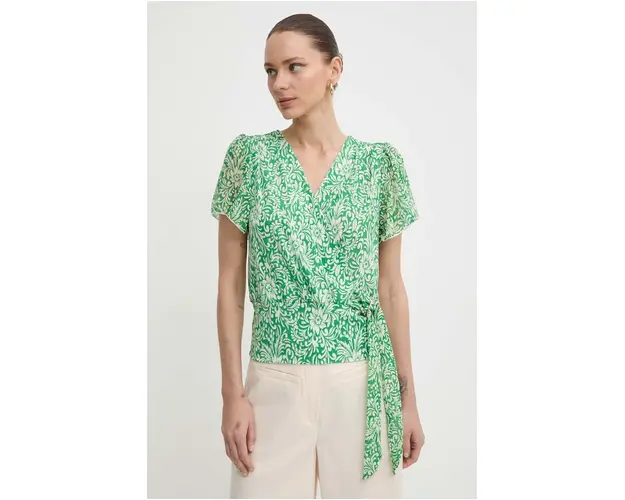 Morgan bluza DRICHIE femei, culoarea verde, modelator, DRICHIE