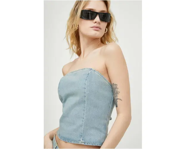 Won Hundred bluza subtire de blugi femei, uni 2881-15144