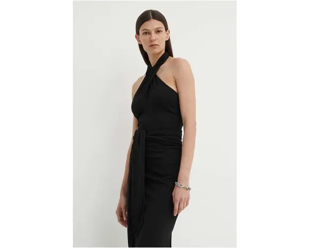 Gestuz bluza femei, culoarea negru, neted, 10909136