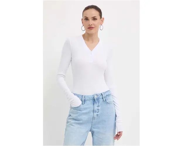 La Mania body CHLOE femei, culoarea alb, CHLOE