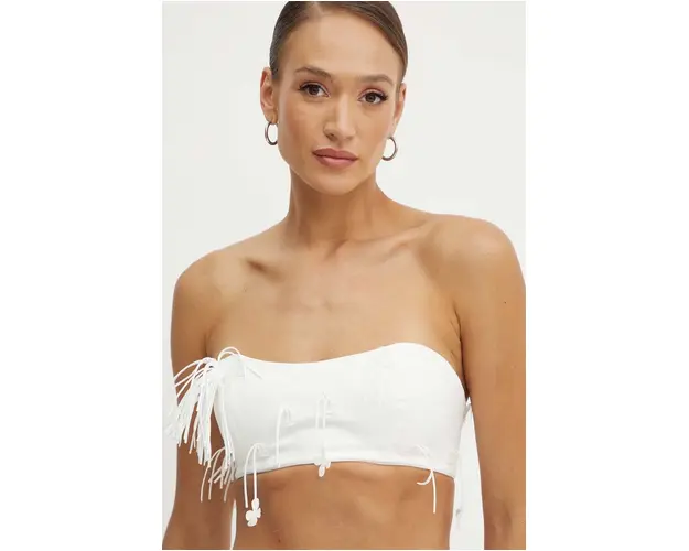 Bardot top MARCELLE femei, culoarea alb, 59360TB