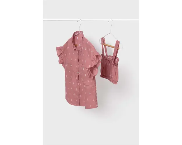 Mayoral top + camasa pentru copii culoarea roz, modelator