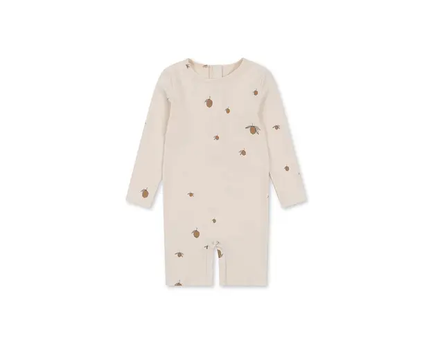 Konges Sløjd costum de baie dintr-o bucata pentru bebelusi culoarea galben