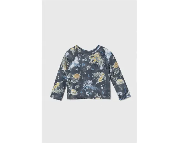 Jamiks longsleeve de baie pentru copii culoarea gri