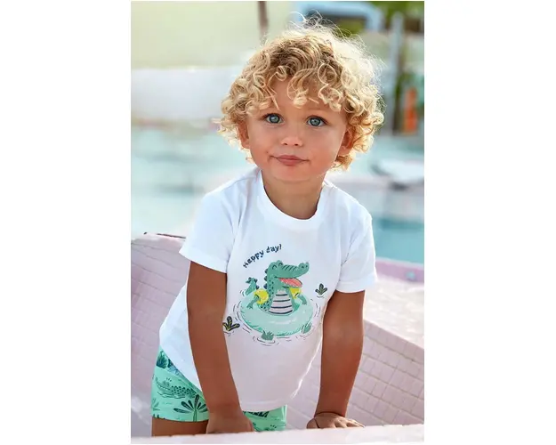 Mayoral costum de baie pentru bebelusi culoarea verde