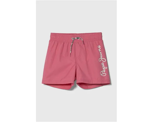Pepe Jeans pantaloni scurti de baie copii LOGO SWIMSHORT culoarea roz