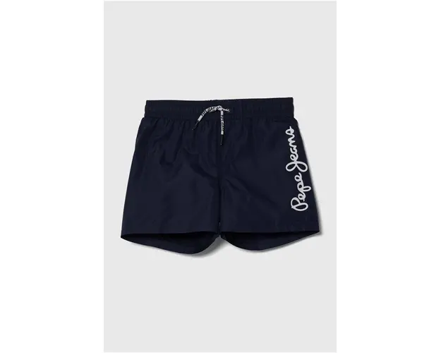 Pepe Jeans pantaloni scurti de baie copii LOGO SWIMSHORT culoarea albastru marin