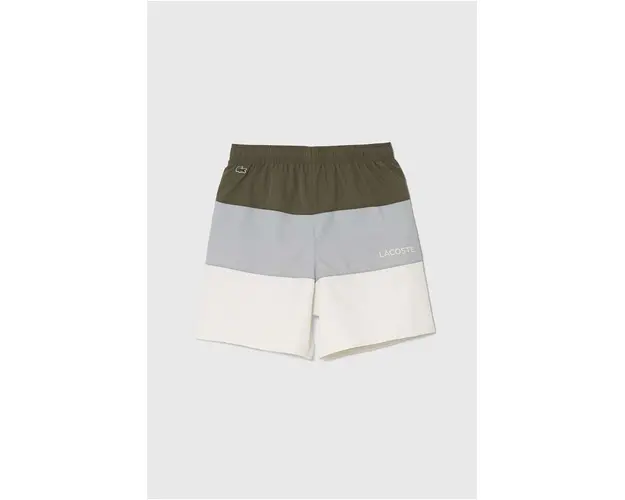 Lacoste pantaloni scurti de baie copii culoarea gri