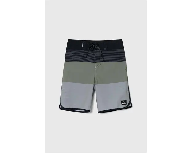 Quiksilver pantaloni scurti de baie SURFSILK culoarea verde