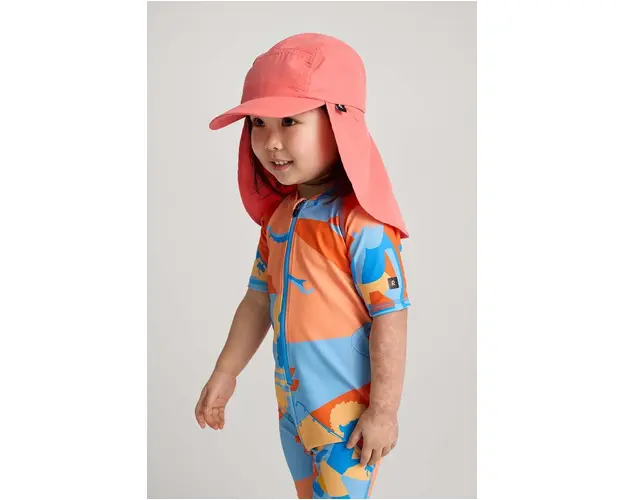 Reima costum de baie pentru bebelusi Atlantti culoarea portocaliu