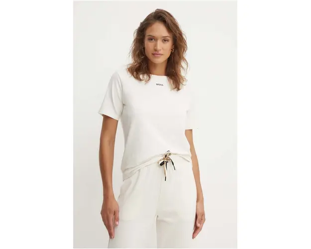 BOSS tricou femei, culoarea alb