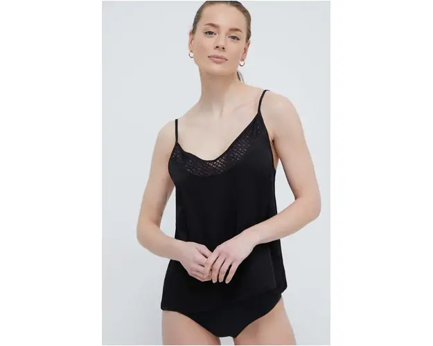 BOSS maiou de pijama culoarea negru 50511142