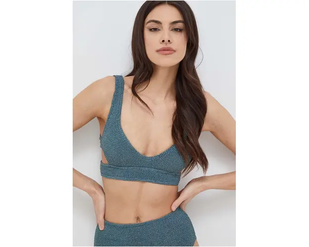 Bond Eye sutien de baie culoarea verde, cupa moale