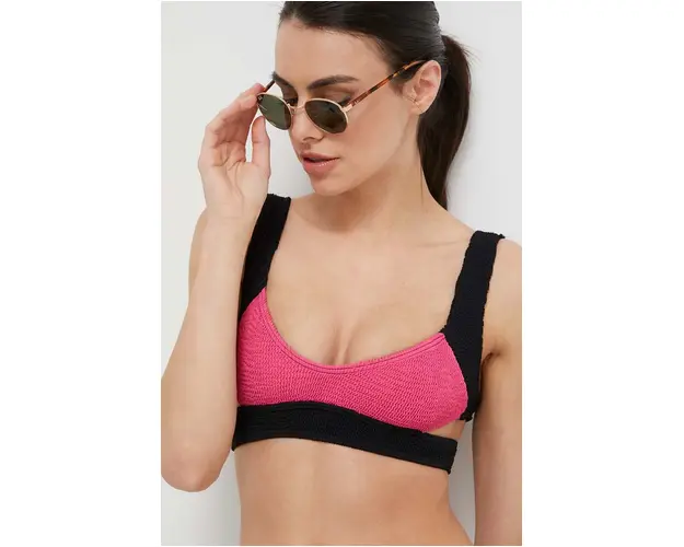 Bond Eye sutien de baie culoarea roz, cupa moale