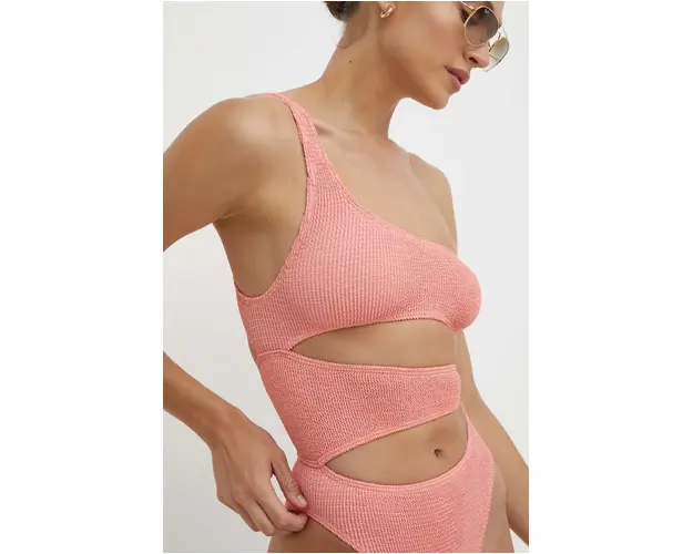 Bond Eye costum de baie dintr-o bucata culoarea portocaliu, cupa moale