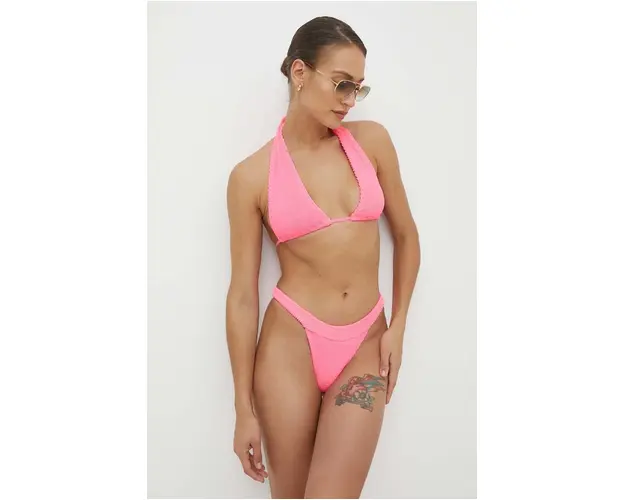 Bond Eye sutien de baie JEAN culoarea roz, cupa moale, BOUND467