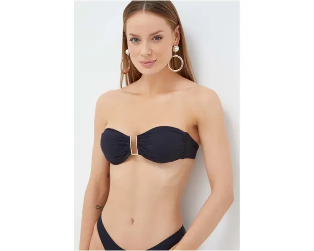 Melissa Odabash sutien de baie culoarea negru, cupa rigidizata