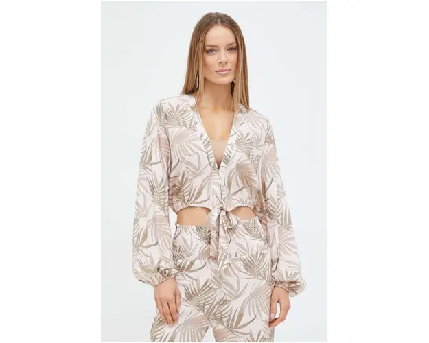 Melissa Odabash camasa de plaja culoarea bej