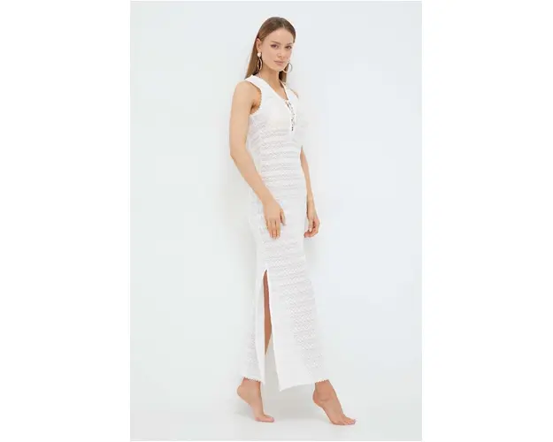 Melissa Odabash rochie de plaja culoarea bej