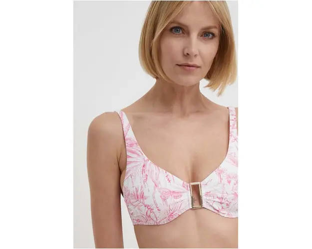 Melissa Odabash sutien de baie Bel Air culoarea roz, cupa moale