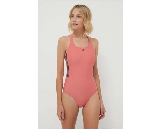 adidas Performance costum de baie dintr-o bucata culoarea roz, cupa moale IT6291