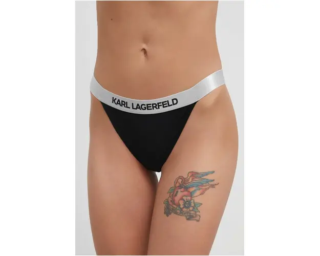 Karl Lagerfeld chiloti de baie culoarea negru