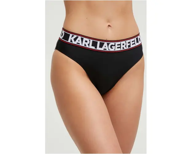 Karl Lagerfeld chiloti de baie culoarea negru
