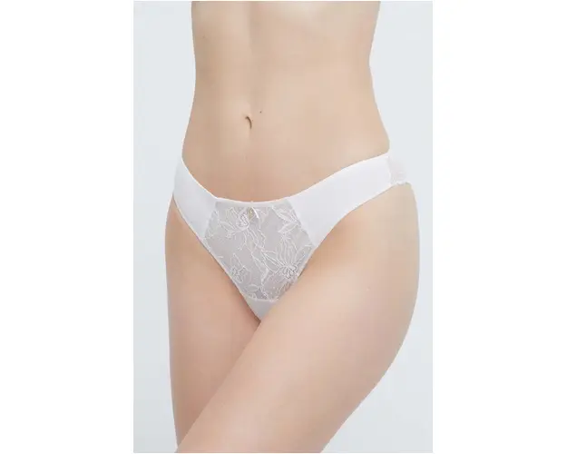 Chantelle tanga culoarea alb