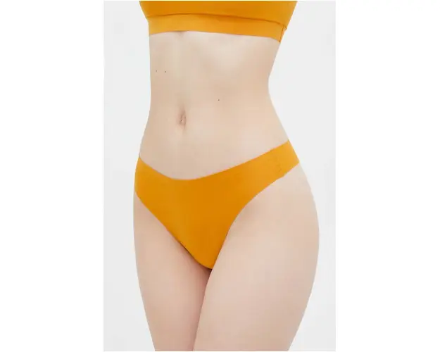 Chantelle tanga SOFT STRETCH culoarea galben