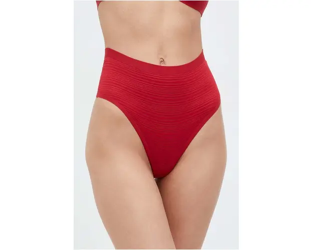 Chantelle tanga SOFT STRETCH culoarea rosu