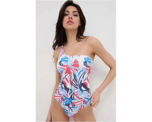 Pepe Jeans costum de baie dintr-o bucata culoarea rosu, cupa moale