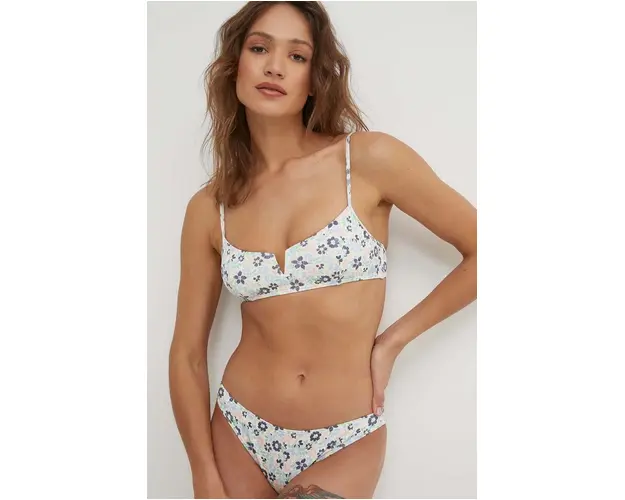 Roxy sutien de baie Wild Floral cupa usor rigidizata, ERJX305244