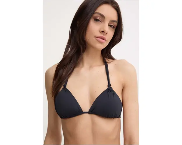 United Colors of Benetton sutien de baie culoarea negru, cupa usor rigidizata