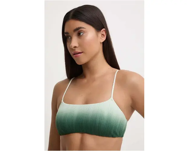 Chantelle sutien de baie culoarea verde, cupa usor rigidizata